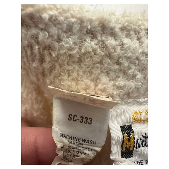 Vtg Union Made Marty Gutmacher Boucle Blazer Jacket Sz 18 Pink Ribbon Trim 1960s - Picture 6 of 10